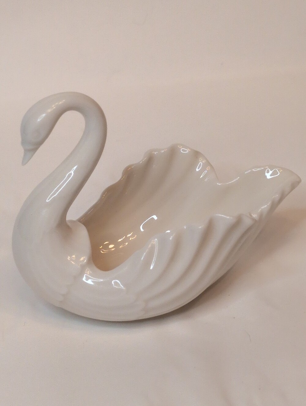 Lenox Ivory Porcelain Swan Trinket Dish
